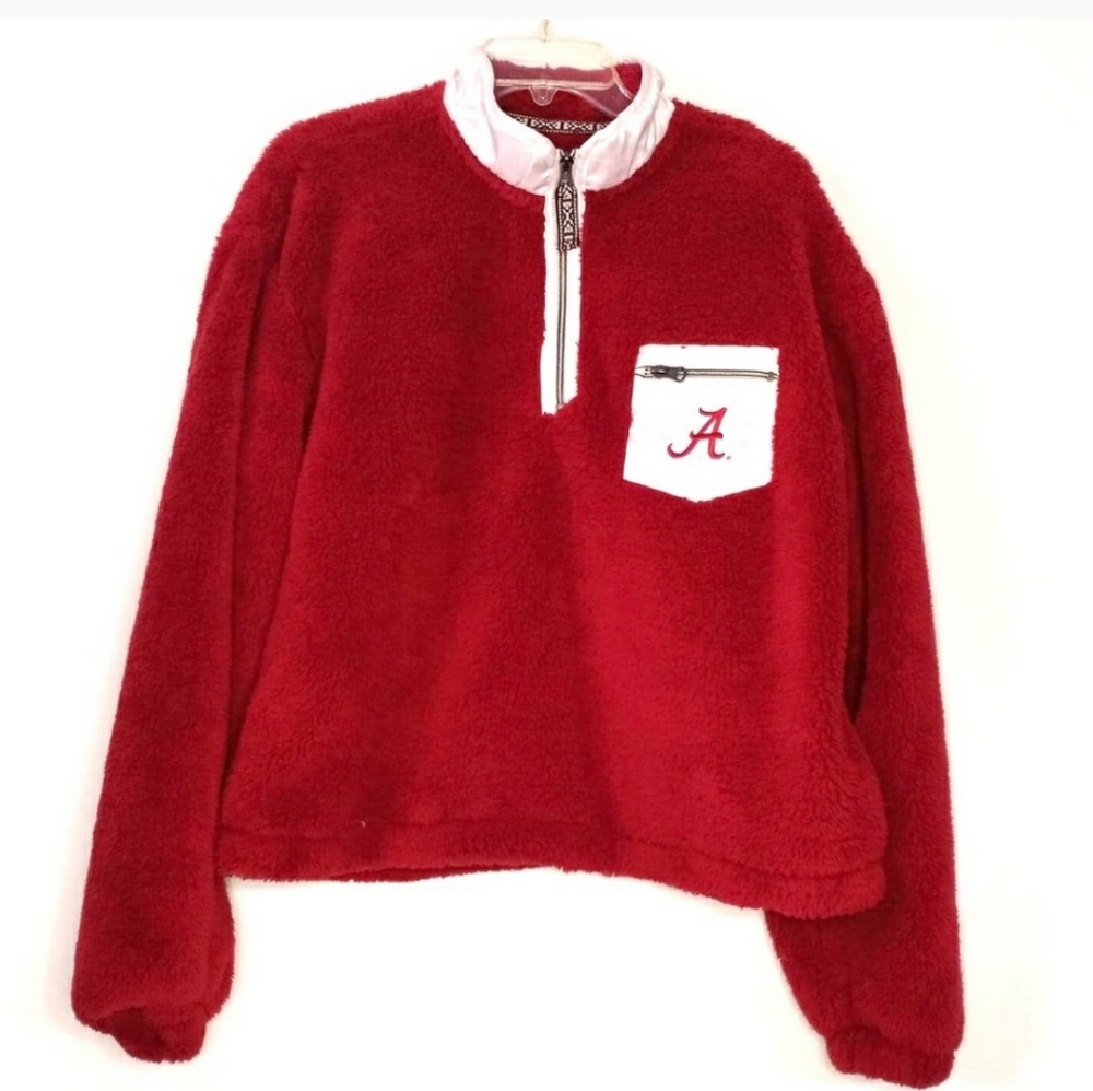 Summit Sportswear Alabama Women's Sherpa Top size Large